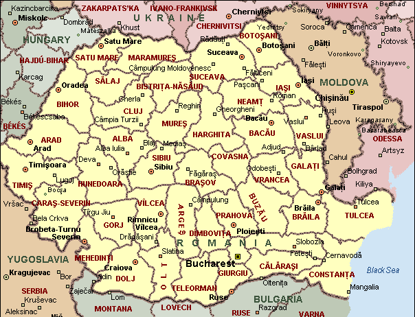 Targu Mures Map